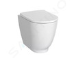 Geberit Acanto - Stojící WC, Rimfree, bílá 500.602.01.2