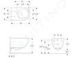 Geberit Acanto - Závěsné WC, Rimfree, TurboFlush, s KeraTect, bílá 502.717.00.8
