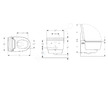 Geberit AquaClean - Elektronický bidet Mera Classic s keramikou, SoftClosing, lesklý chrom 146.202.21.1