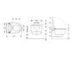 Geberit AquaClean - Elektronický bidet Mera Classic s keramikou, závěsný, TurboFlush, SoftClosing, KeraTect, bílá/lesklý chrom 1