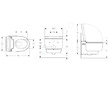 Geberit AquaClean - Elektronický bidet Mera Comfort s keramikou, SoftClosing, lesklý chrom 146.212.21.1