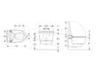 Geberit AquaClean - Elektronický bidet Mera Comfort s keramikou, závěsný, TurboFlush, SoftClosing, KeraTect, bílá/lesklý chrom 1