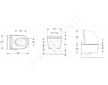 Geberit AquaClean - Elektronický bidet Sela s keramikou, závěsný, Rimfree, SoftClosing, alpská bílá 146.222.11.1