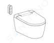 Geberit AquaClean - Elektronický bidet Sela s keramikou, závěsný, Rimfree, SoftClosing, alpská bílá 146.222.11.1