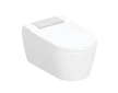 Geberit AquaClean - Elektronický bidet Sela s keramikou, závěsný, TurboFlush, SoftClosing, KeraTect, bílá/lesklý chrom 146.220.2