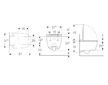 Geberit AquaClean - Elektronický bidet Sela s keramikou, závěsný, TurboFlush, SoftClosing, KeraTect, matná bílá 146.220.JT.1