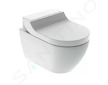 Geberit AquaClean - Elektronický bidet Tuma Comfort s keramikou, Rimfree, SoftClosing, alpská bílá 146.292.11.1