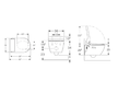Geberit AquaClean - Elektronický bidet Tuma Comfort s keramikou, závěsný, TurboFlush, SoftClosing, KeraTect, sklo/bílá 146.290.S