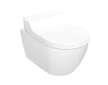 Geberit AquaClean - Elektronický bidet Tuma Comfort s keramikou, závěsný, TurboFlush, SoftClosing, KeraTect, sklo/bílá 146.290.S