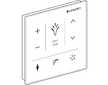 Geberit AquaClean - Nástěnný ovládací panel pro elektronický bidet, černá 147.038.SJ.1