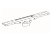 Geberit CleanLine - Nerezový sprchový kanálek 80, 30-90 cm, leštěná/kartáčovaná nerez 154.440.KS.1