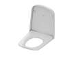 Geberit Duofix - Modul pro závěsné WC s tlačítkem Sigma01, alpská bílá + Tece One - sprchovací toaleta a sedátko, Rimless, SoftC