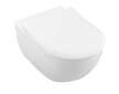 Geberit Duofix - Modul pro závěsné WC s tlačítkem Sigma01, matný chrom + Villeroy Boch - WC a sedátko, DirectFlush, SoftClose, C
