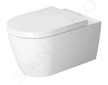 Geberit Duofix - Modul pro závěsné WC s tlačítkem Sigma20, bílá/lesklý chrom + Duravit ME by Starck - WC a sedátko, Rimless, Sof