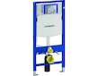 Geberit Duofix - Modul pro závěsné WC s tlačítkem Sigma30, lesklý chrom/chrom mat + Villeroy Boch - WC a sedátko, DirectFlush, S