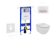 Geberit Duofix - Modul pro závěsné WC s tlačítkem Sigma50, alpská bílá + Ideal Standard Tesi - WC a sedátko 111.355.00.5 NF8