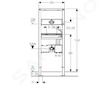 Geberit Duofix - Montážní prvek pro umyvadlo, 1300 mm, pro nástěnnou baterii s funkčním boxem pod omítku 111.558.00.1