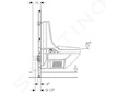 Geberit Duofix - Montážní prvek pro závěsné WC, 112 cm, s nádržkou na WC míse 111.203.00.1