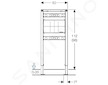 Geberit Duofix - Předstěnová instalace pro sprchu a vanu, výška 98–112 cm, nástěnná armatura pod omítku 111.780.00.1