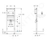 Geberit Duofix - Předstěnová instalace pro umyvadlo, 112-130 cm, pro nástěnné armatury pod omítku, úzké provedení 111.274.00.2