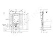 Geberit Duofix - Předstěnová instalace pro závěsné WC, bezbariérová, pro podpěry, výška 112 cm 111.375.00.6