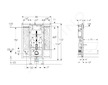 Geberit Duofix - Předstěnová instalace pro závěsné WC, bezbariérová, výška 1,12 m 111.904.00.6