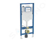 Geberit Duofix - Předstěnová instalace pro závěsné WC, se splachovací nádržkou Sigma 12 cm, s hygienickým proplachem, výška 1,2 