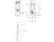 Geberit Duofix - Předstěnová instalace pro závěsné WC, výška 1,14 m 111.794.00.1