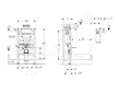 Geberit Duofix - Předstěnová instalace pro závěsné WC, výška 82 cm 111.003.00.2
