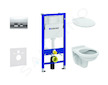Geberit Duofix - Set předstěnové instalace, klozet Alpha se sedátkem, tlačítko Delta35, lesklý chrom 458.103.00.1 NR5