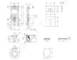 Geberit Duofix - Set předstěnové instalace, klozet Alpha se sedátkem, tlačítko Delta35, matný chrom 458.103.00.1 NR6