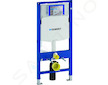 Geberit Duofix - Set předstěnové instalace, klozet Alpha se sedátkem, tlačítko Sigma01, lesklý chrom 111.300.00.5 ND2