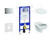 Geberit Duofix - Set předstěnové instalace, klozet Alpha se sedátkem, tlačítko Sigma01, lesklý chrom 111.355.00.5 ND2