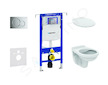 Geberit Duofix - Set předstěnové instalace, klozet Alpha se sedátkem, tlačítko Sigma01, lesklý chrom 111.355.00.5 NR2