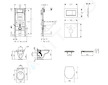 Geberit Duofix - Set předstěnové instalace, klozet Alpha se sedátkem, tlačítko Sigma30, bílá/chrom 111.300.00.5 ND5