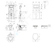 Geberit Duofix - Set předstěnové instalace, klozet Alpha se sedátkem, tlačítko Sigma30, chrom mat/chrom 111.355.00.5 ND7