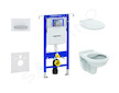 Geberit Duofix - Set předstěnové instalace, klozet Alpha se sedátkem, tlačítko Sigma50, alpská bílá 111.355.00.5 NR8