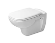 Geberit Duofix - Set předstěnové instalace, klozetu a sedátka Duravit D-Code, tlačítka Sigma20, Rimless, SoftClose, bílá/lesklý 