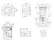 Geberit Duofix - Set předstěnové instalace, klozetu a sedátka Ideal Standard Tesi, tlačítka Sigma01, lesklý chrom SANI11CD1108
