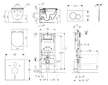 Geberit Duofix - Set předstěnové instalace, klozetu a sedátka Ideal Standard Tesi, tlačítka Sigma01, Rimless, SoftClose, alpská 