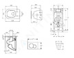 Geberit Duofix - Set předstěnové instalace, klozetu a sedátka Ideal Standard Tesi, tlačítka Sigma30, chrom 111.300.00.5 NF6
