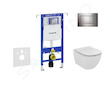 Geberit Duofix - Set předstěnové instalace, klozetu a sedátka Ideal Standard Tesi, tlačítka Sigma30, chrom 111.355.00.5 NF6