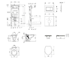 Geberit Duofix - Set předstěnové instalace, klozetu Alpha a sedátka softclose, tlačítko Sigma20, matný chrom/chrom SANI11CD2106