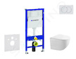 Geberit Duofix - Set předstěnové instalace, klozetu Gaia a sedátka softclose, tlačítko Delta01, alpská bílá SANI11CA3120