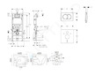 Geberit Duofix - Set předstěnové instalace, klozetu Gaia a sedátka softclose, tlačítko Delta01, alpská bílá SANI11CA3120