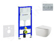 Geberit Duofix - Set předstěnové instalace, klozetu Gaia a sedátka softclose, tlačítko Delta01, matný chrom SANI11CA1137