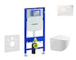 Geberit Duofix - Set předstěnové instalace, klozetu Gaia a sedátka softclose, tlačítko Sigma01, alpská bílá SANI11CA3117