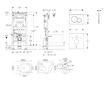 Geberit Duofix - Set předstěnové instalace, klozetu Gaia a sedátka softclose, tlačítko Sigma01, alpská bílá SANI11CA3117B