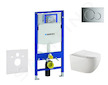 Geberit Duofix - Set předstěnové instalace, klozetu Gaia a sedátka softclose, tlačítko Sigma01, lesklý chrom SANI11CA1132