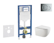 Geberit Duofix - Set předstěnové instalace, klozetu Gaia a sedátka softclose, tlačítko Sigma01, lesklý chrom SANI11CA1132B